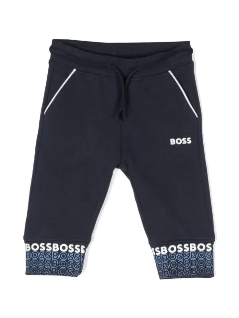 BOSS Kidswear logo-print track pants