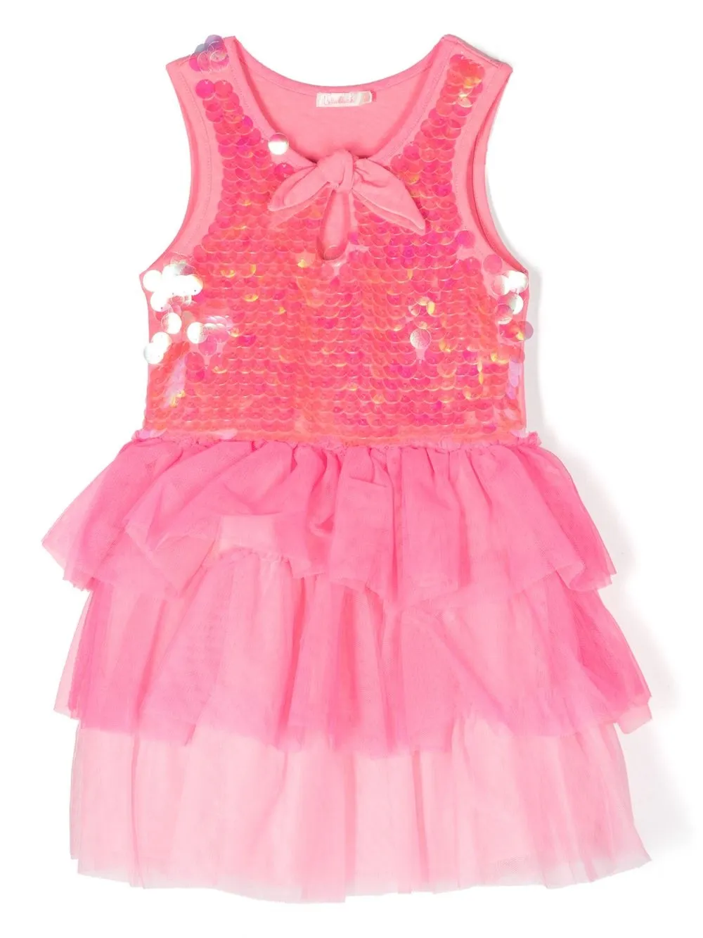 

Billieblush sequin-embellished tiered dress - Pink