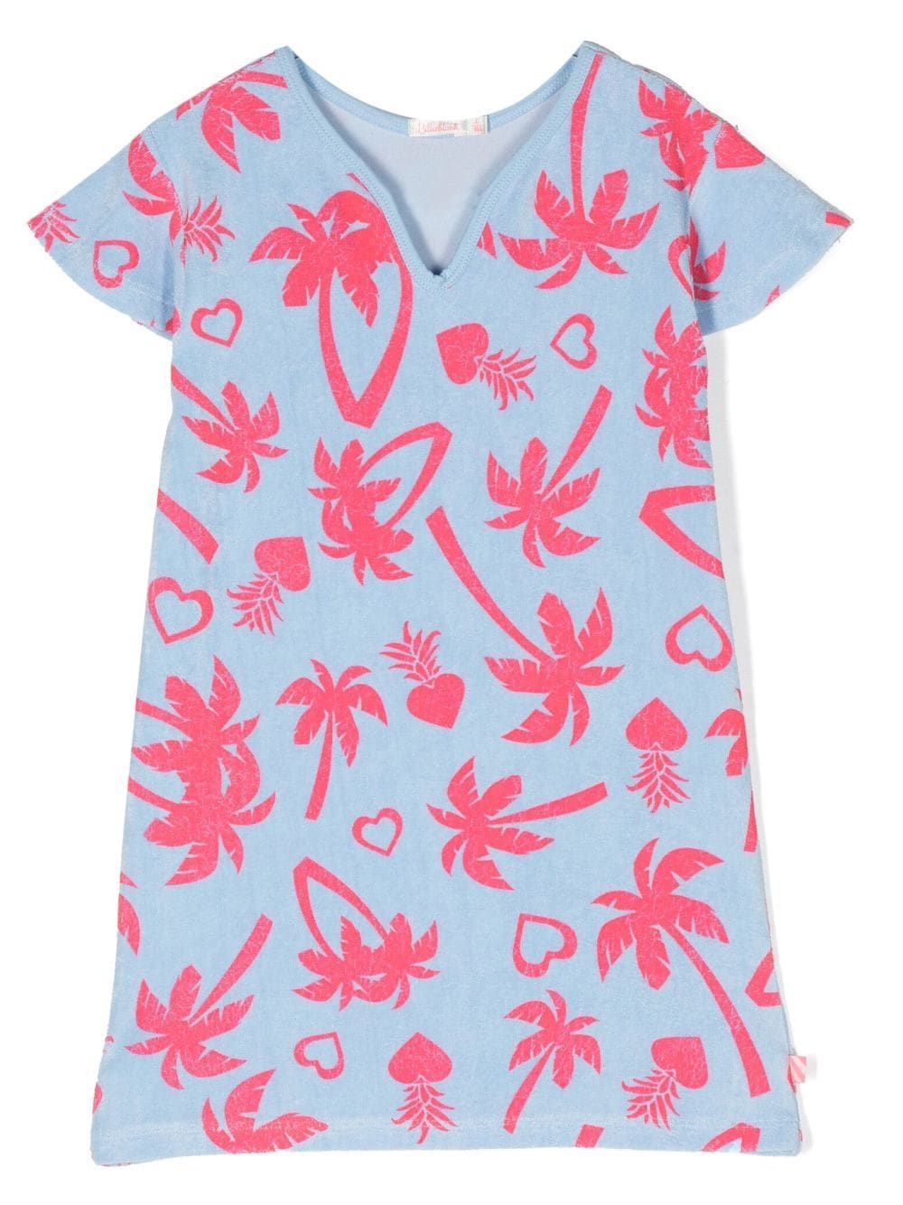 

Billieblush graphic-print short-sleeved dress - Blue