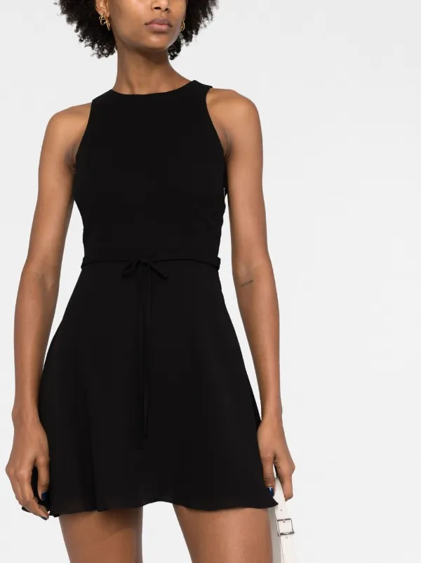 Saint Laurent open-back Sleeveless Dress | Black | FARFETCH