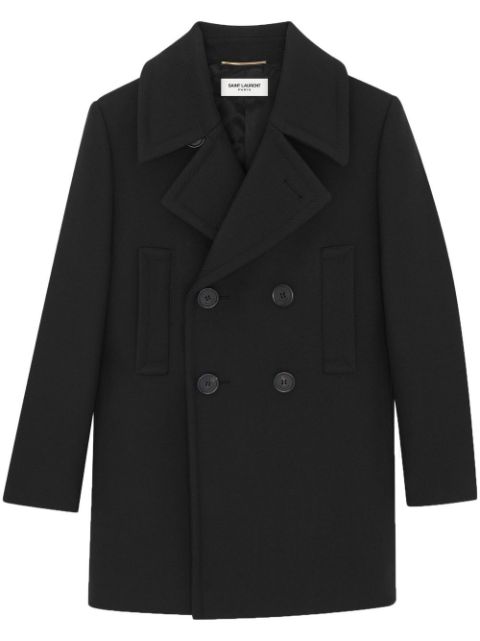 Saint Laurent Caban double-breasted coat