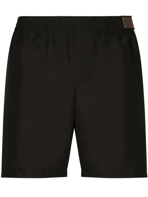 Dolce & Gabbana logo plaque swim shorts