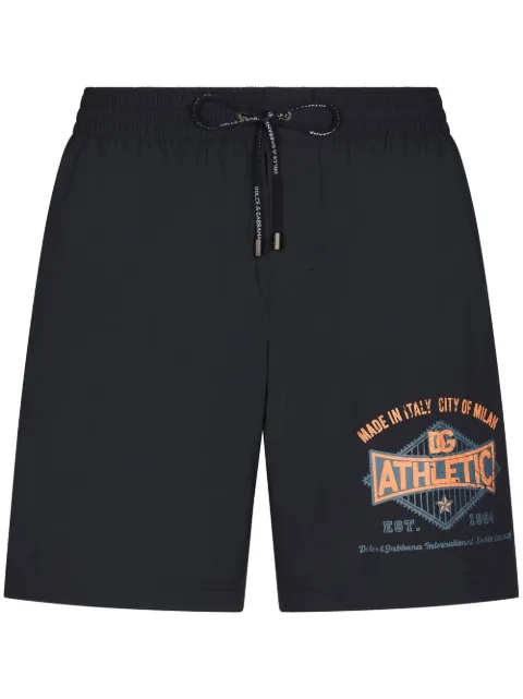 Dolce & Gabbana shorts de playa con estampado Athletic