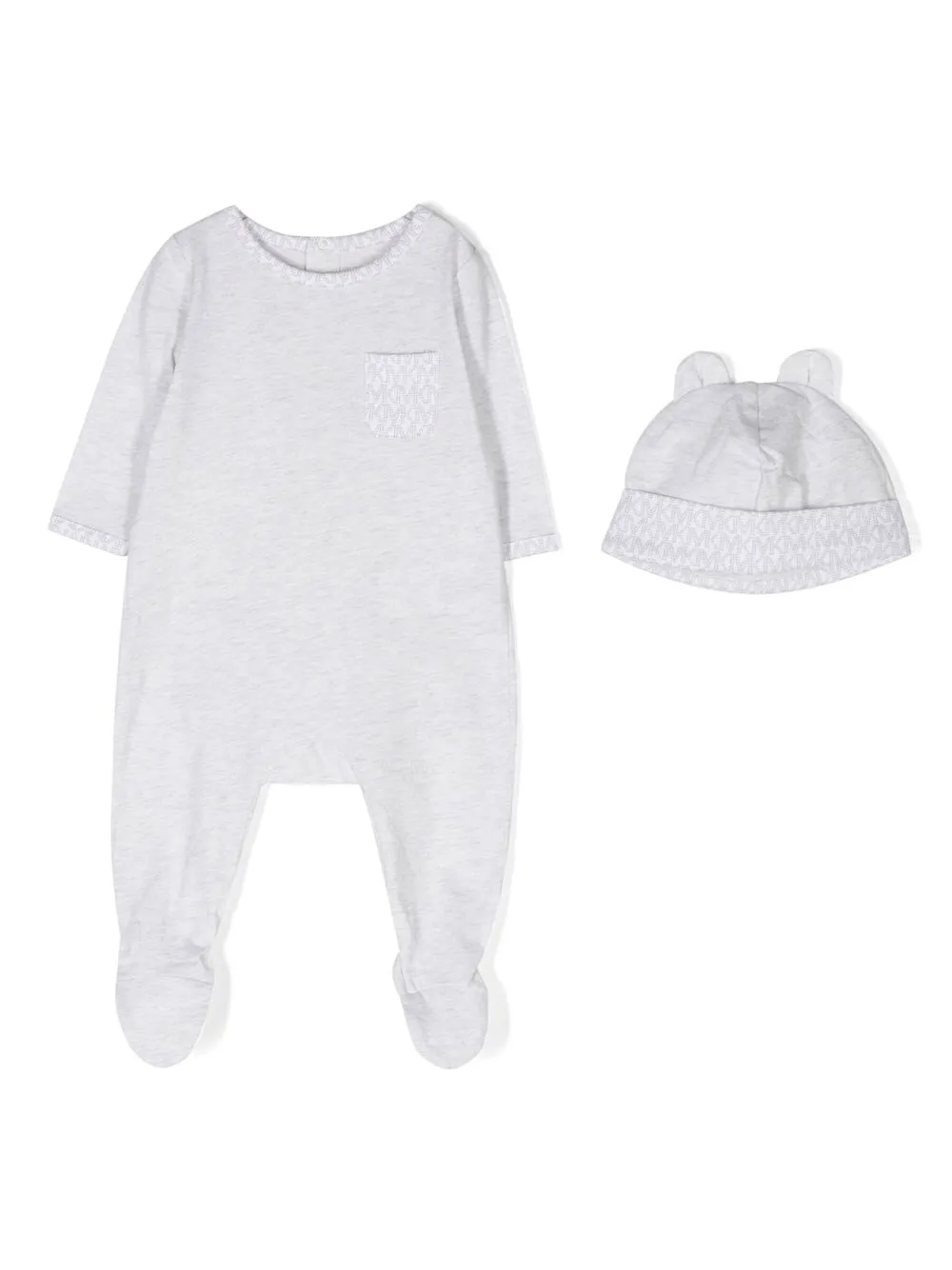 

Michael Kors Kids logo-print pajama set - Grey