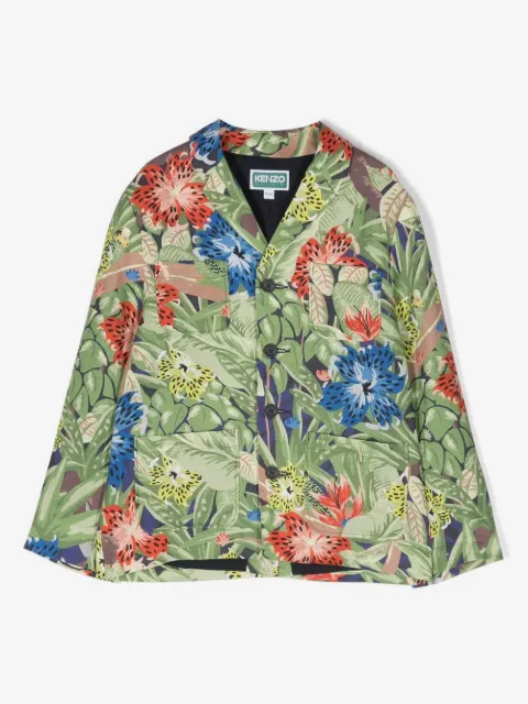 Kenzo Kids blazer à fleurs