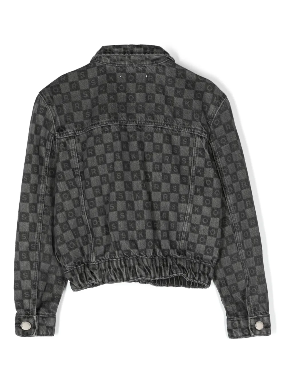 Michael Kors Kids Spijkerjack met logoprint - Zwart