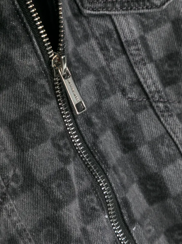 Michael kors black jean jacket hot sale