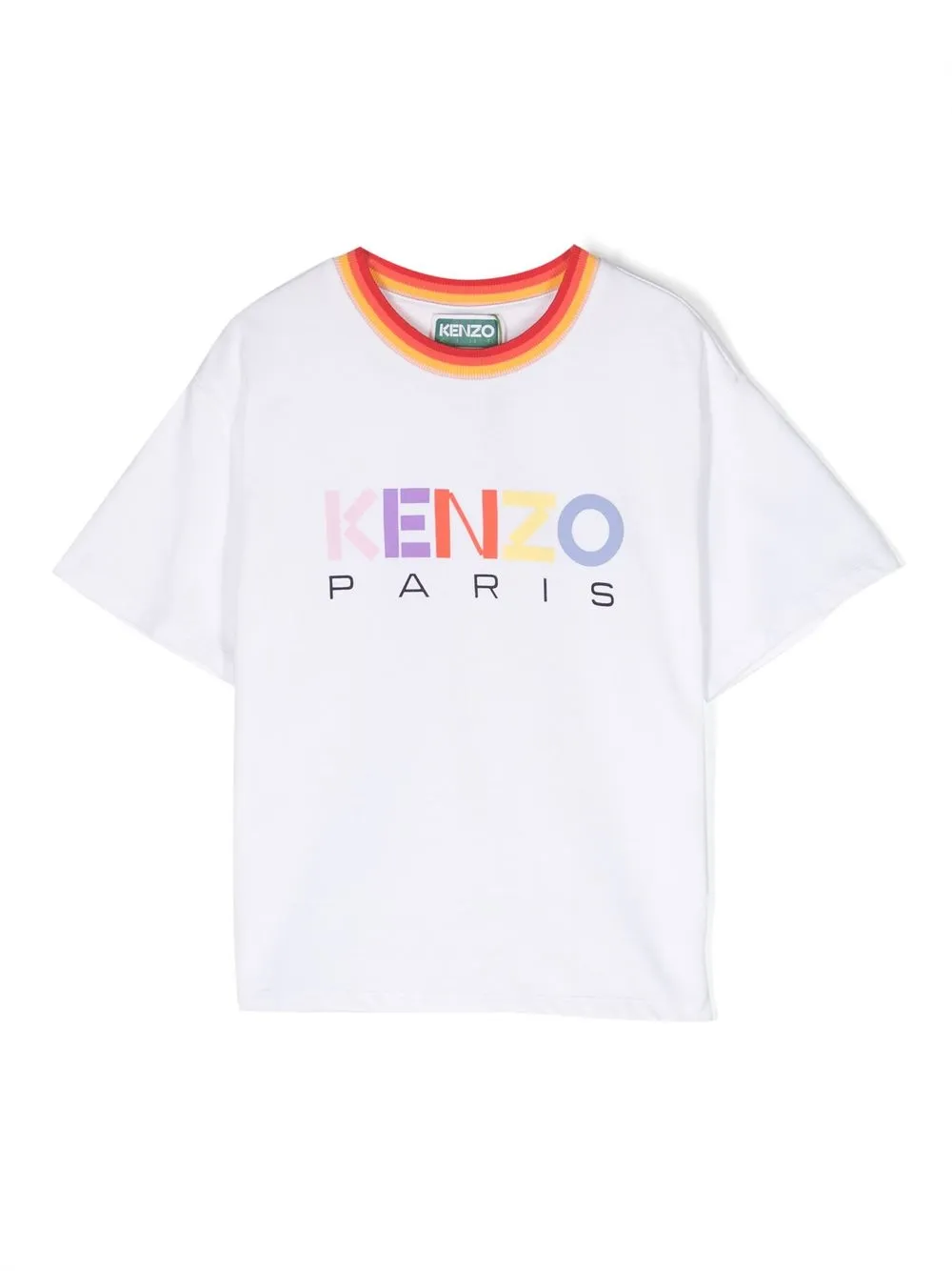 

Kenzo Kids logo-print cotton T-shirt - White