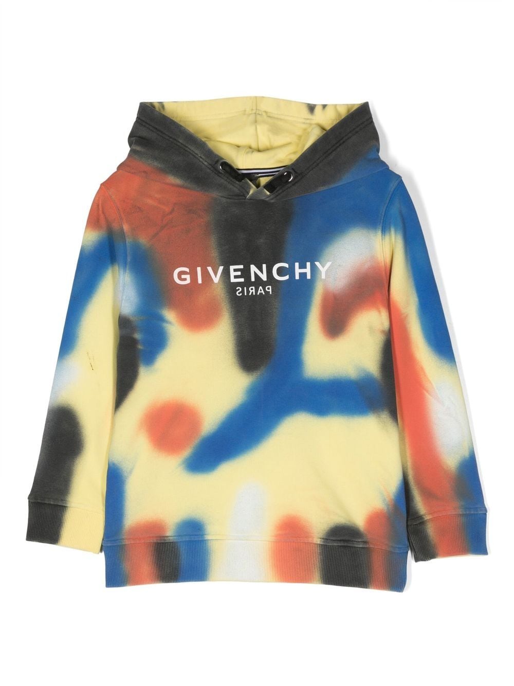 Givenchy Hoodie Mit Graffiti-print In Yellow