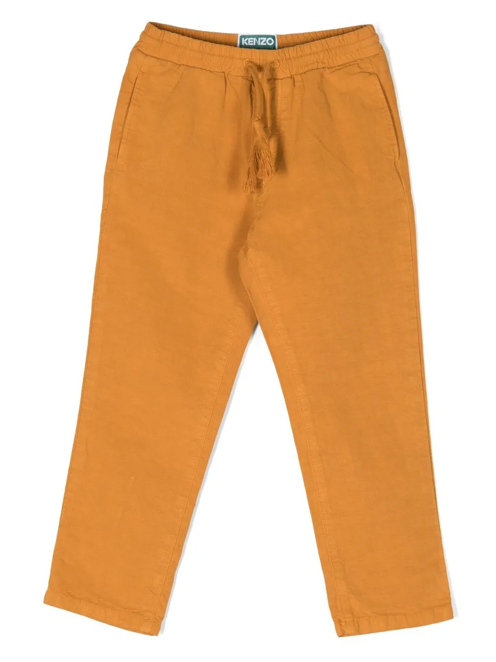 

Kenzo Kids embroidered-logo pants - Orange