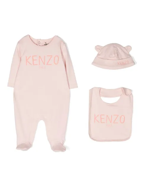 Kenzo Kids logo-print babygrow set 