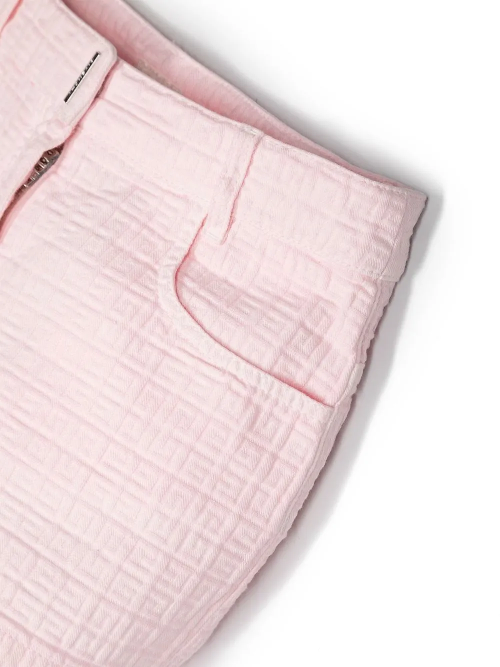Givenchy Logo-print Jacquard Shorts In Pink