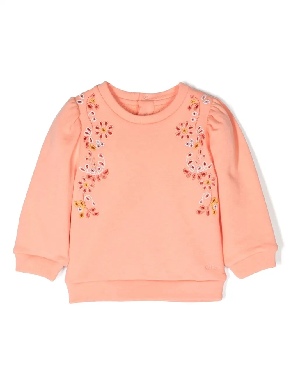 

Chloé Kids broderie-anglaise sweatshirt - Orange