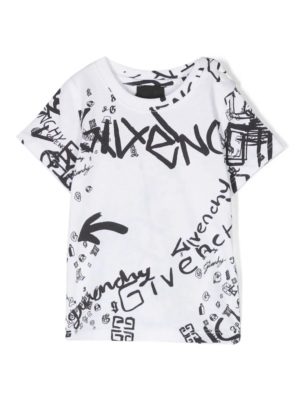

Givenchy Kids logo-print T-shirt - White