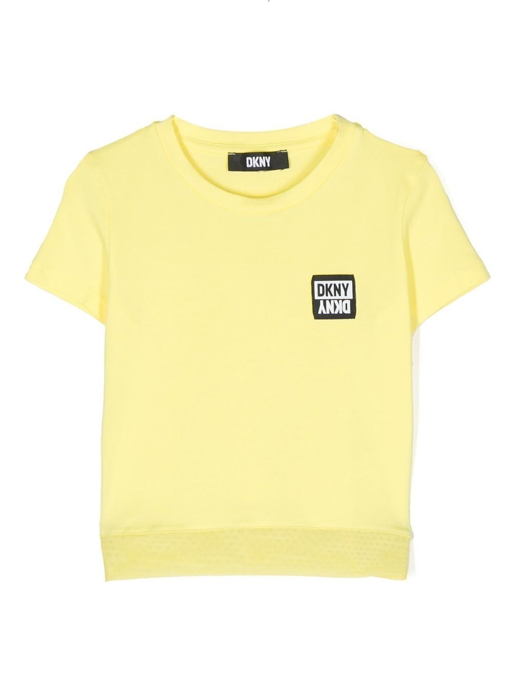 Dkny Logo Patch Short-sleeve T-shirt In Gelb