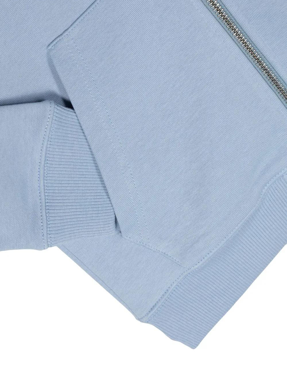 Givenchy 4g Logo-print Zip-up Hoodie In Blue
