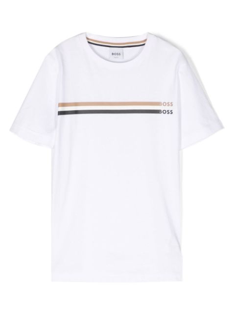 BOSS Kidswear - logo-print T-shirt