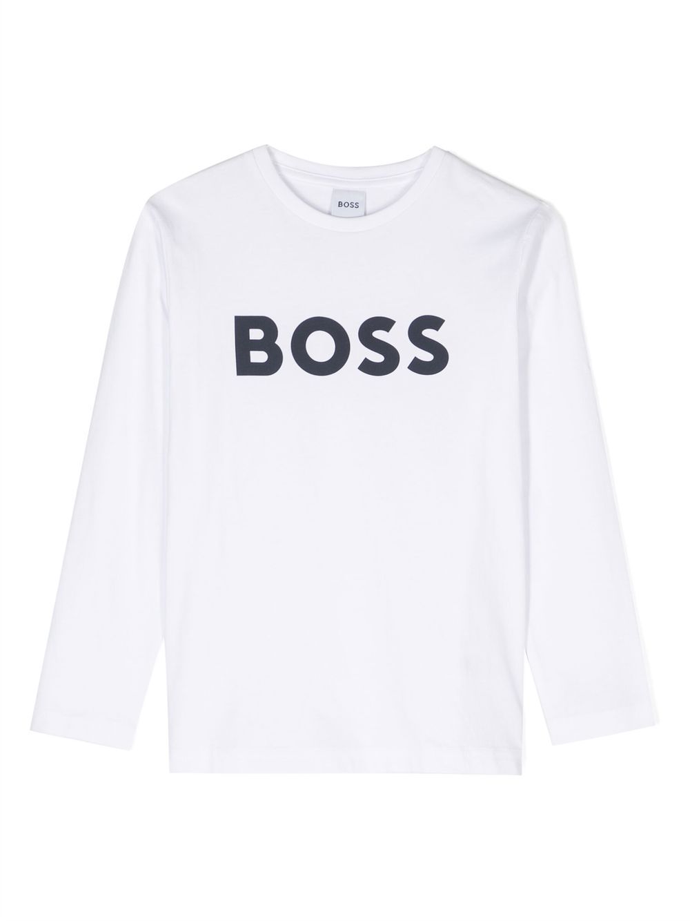 Image 1 of BOSS Kidswear logo-print long-sleeve T-shirt