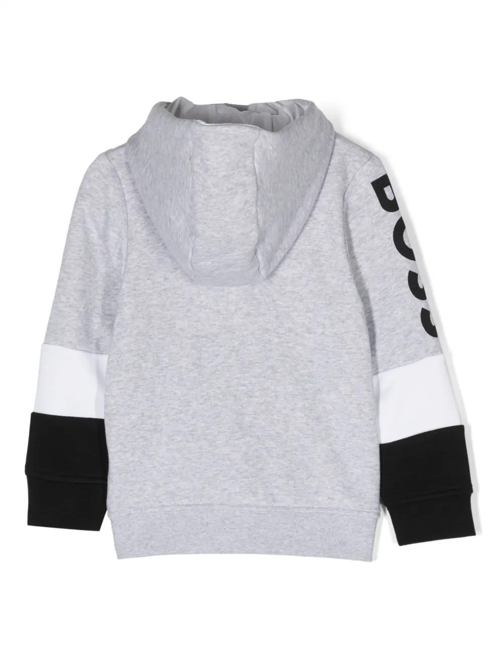 BOSS Kidswear Hoodie met logoprint - Grijs