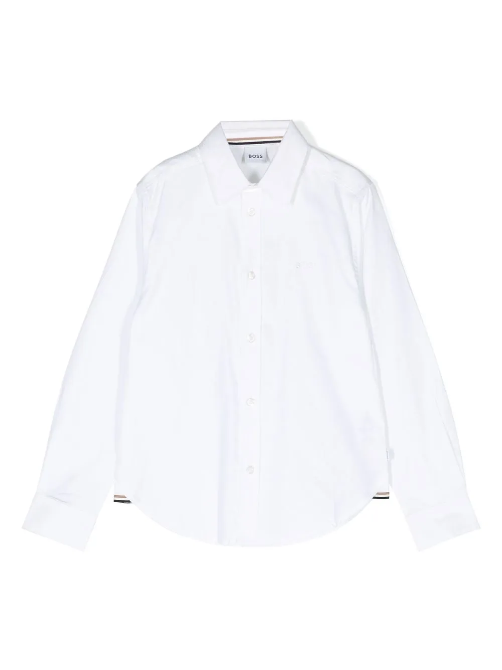 BOSS Kidswear logo-embroidered Shirt - Farfetch