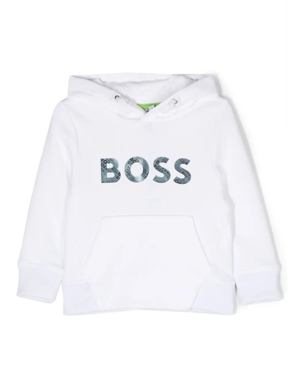 BOSS Kidswear logo-print Drawstring Hoodie - Farfetch
