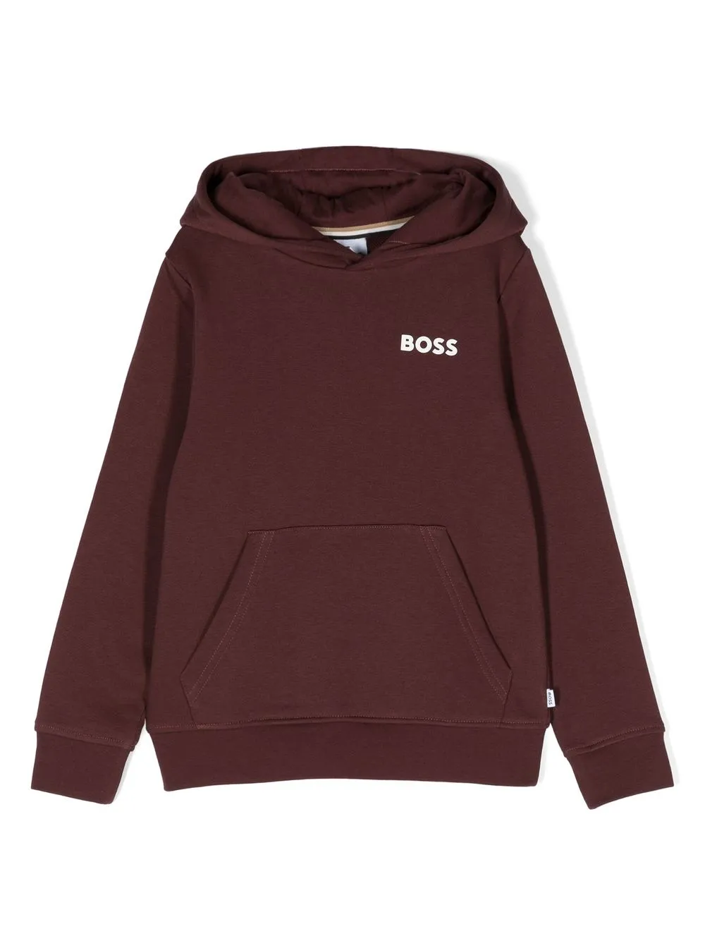 

BOSS Kidswear hoodie con logo estampado - Rojo