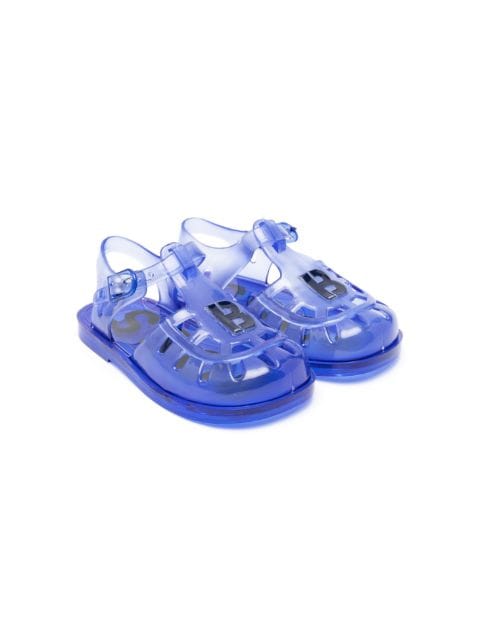 BOSS Kidswear logo-embellished jelly sandals