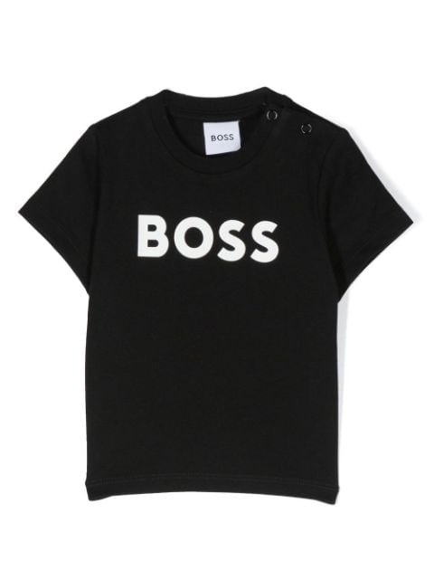 BOSS Kidswear playera con logo estampado