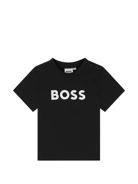 BOSS Kidswear cotton T-shirt with logo print