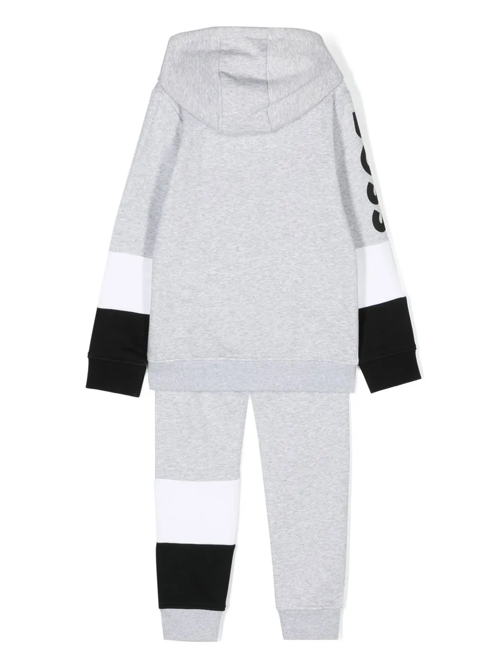 BOSS Kidswear Trainingspak met logoprint - Grijs
