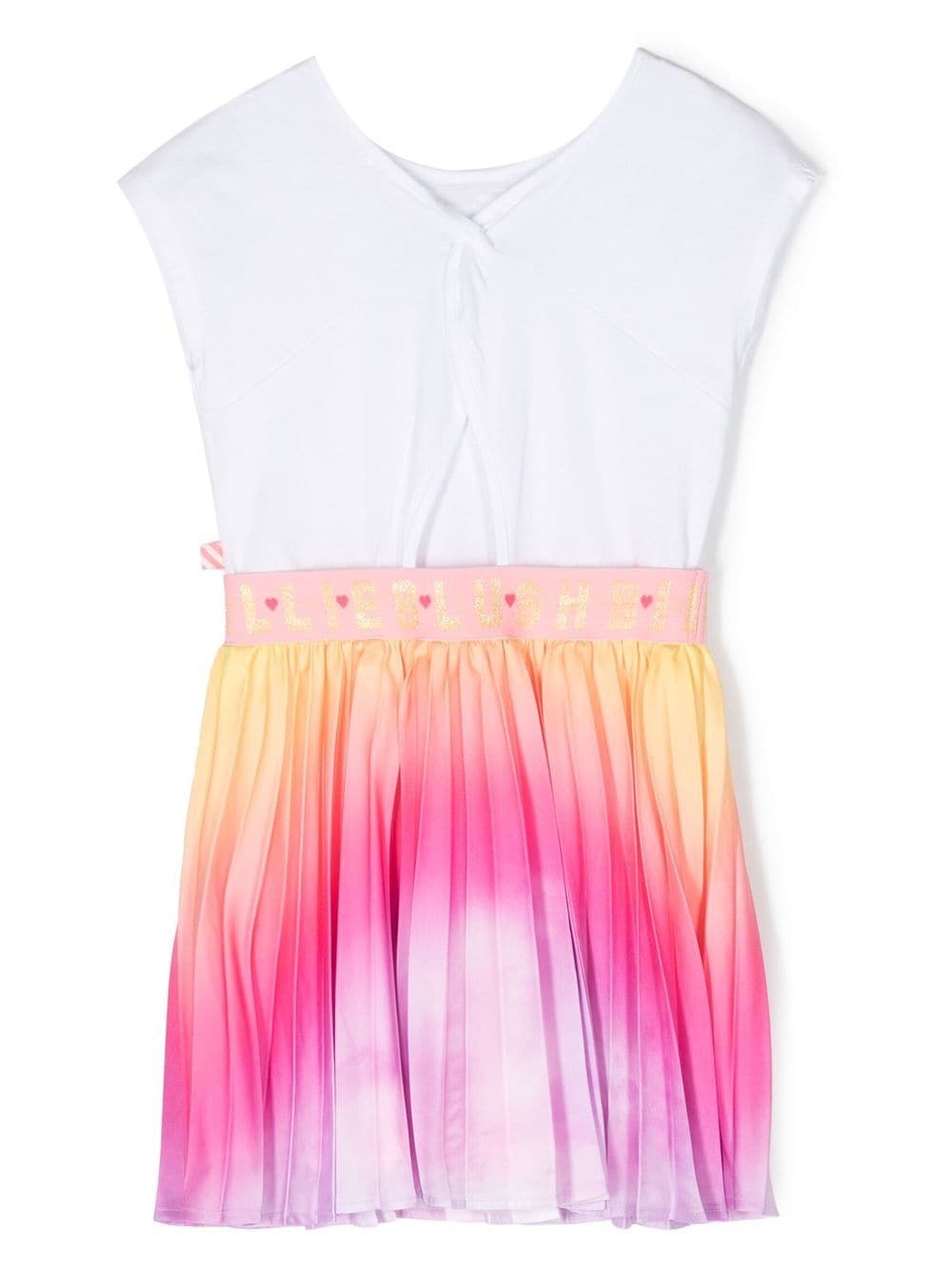Shop Billieblush Gradient-effect Sleeveless Dress In White