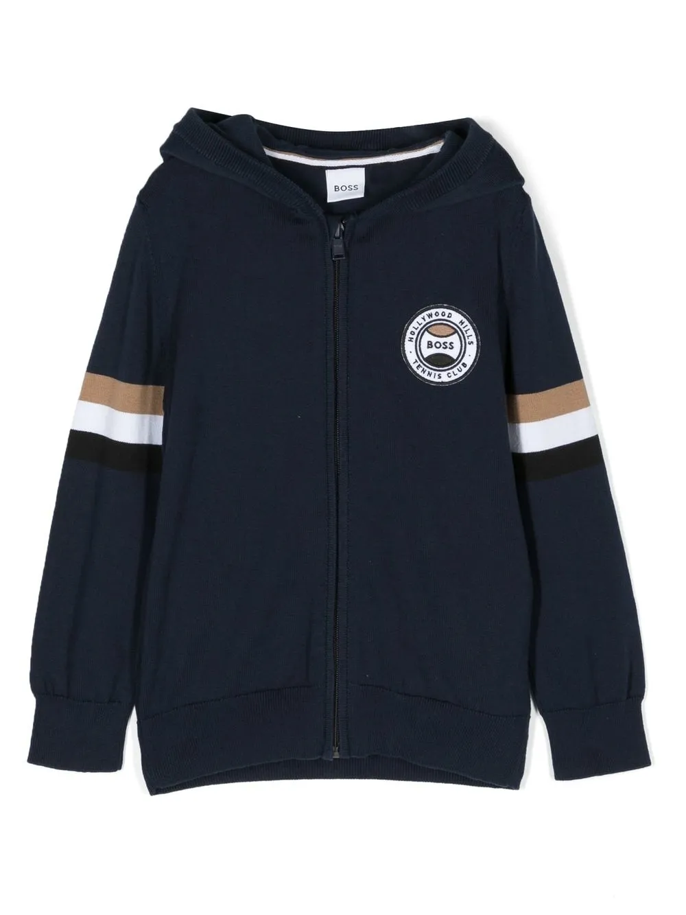 

BOSS Kidswear sudadera con logo estampado - Azul