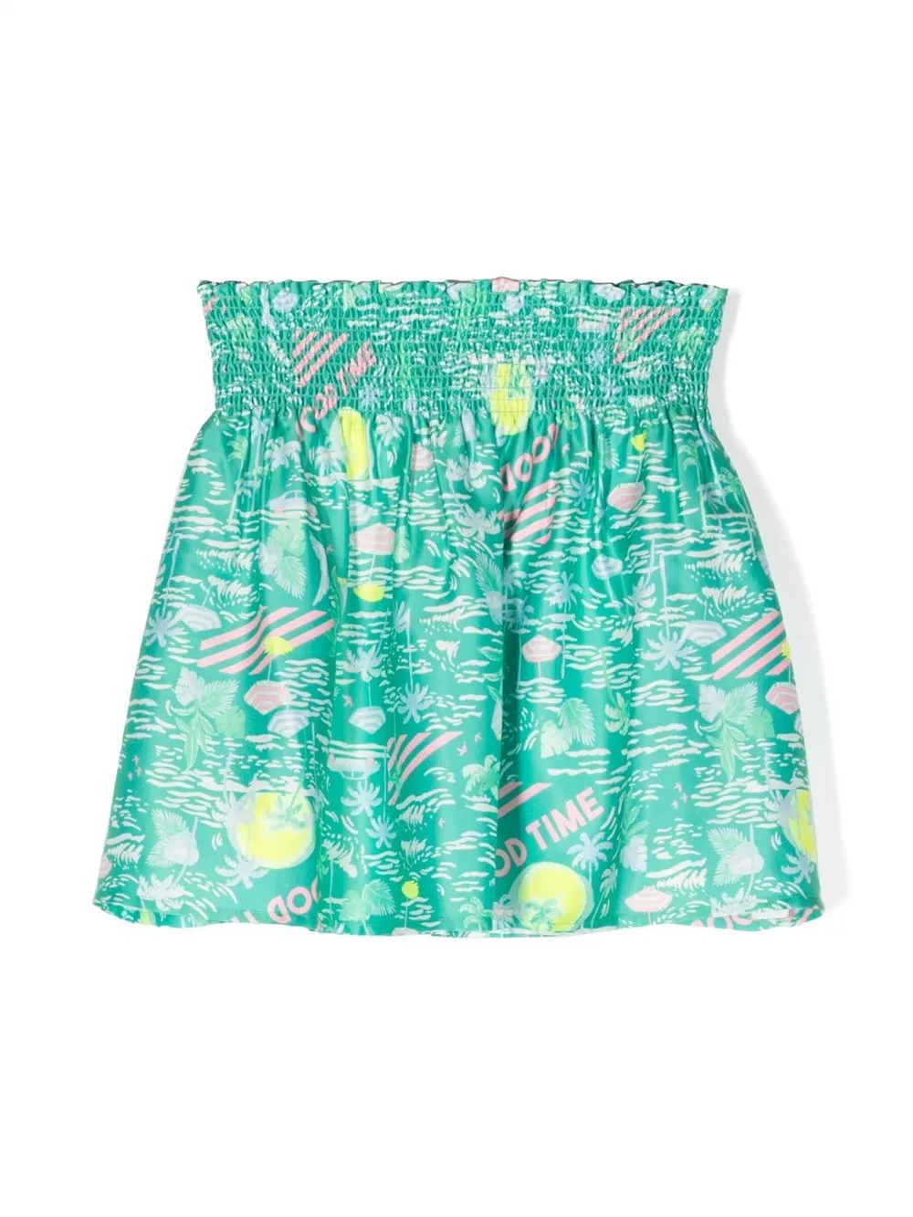 

Billieblush Good Time graphic-print mini skirt - Green