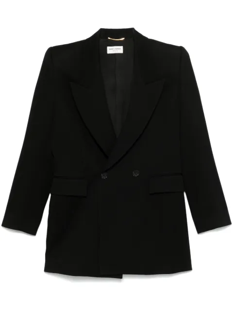 Saint Laurent double-breasted wool blazer