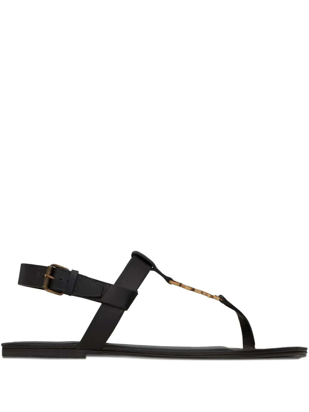 Saint Laurent Cassandre buckle-fastening sandals | Brown | Image 1