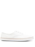 Saint Laurent leather sneakers - White