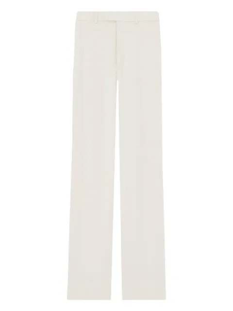 Saint Laurent high-waisted satin trousers