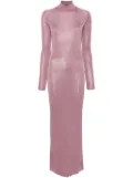 Saint Laurent long-sleeve maxi dress - Pink