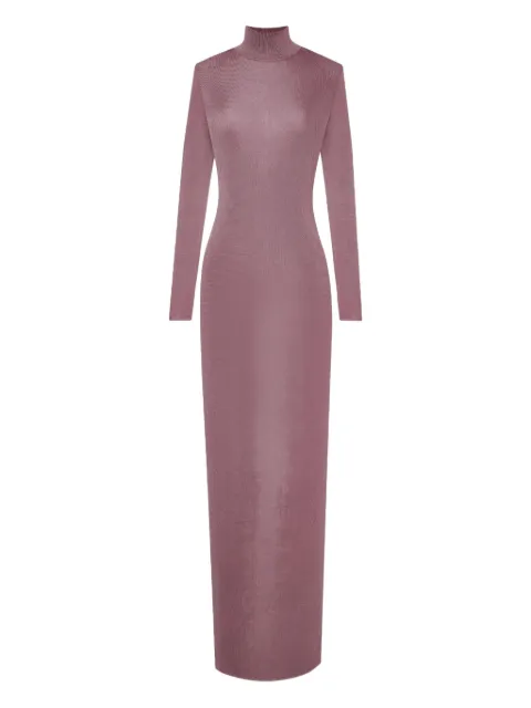 Saint Laurent vestido largo manga larga