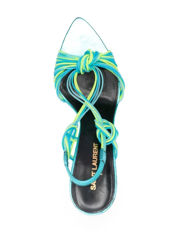 サンダル・ミュール Saint Laurent GIPPY ERWELL SANDAL SCULPTURE Saint Laurent Gippy erwell sandal sculpture | The Fashion Square