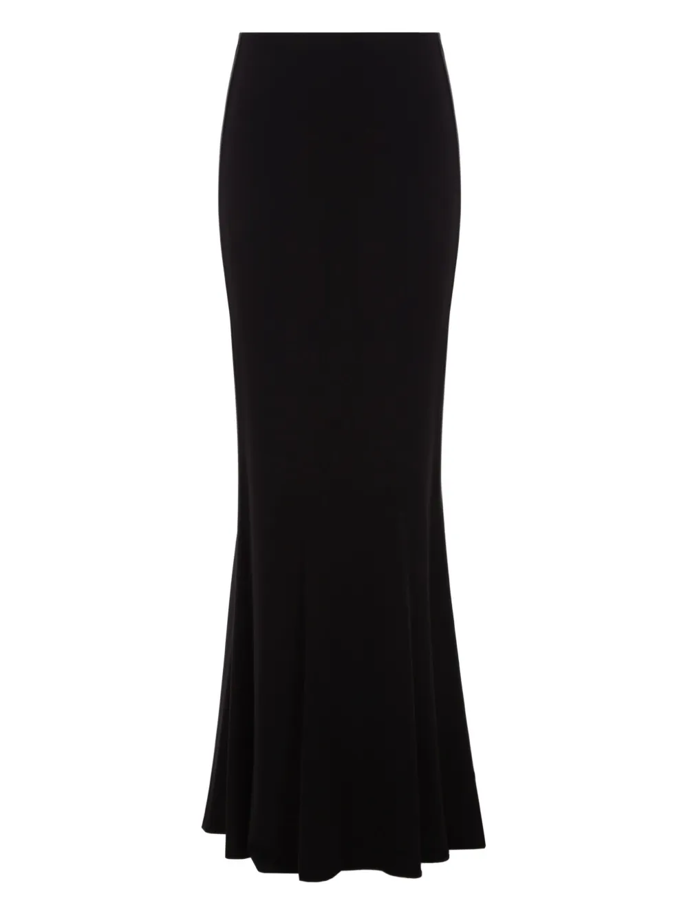 Saint Laurent falda larga con dobladillo asimétrico | negro | Image 1