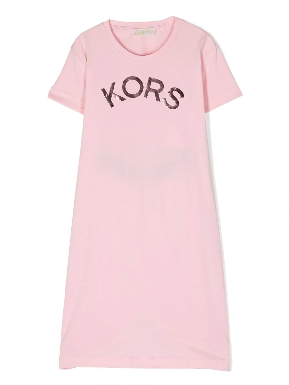 

Michael Kors Kids logo-print short-sleeve T-shirt dress - Pink