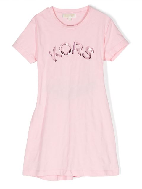 Michael Kors Kids - logo-print short-sleeve T-shirt dress