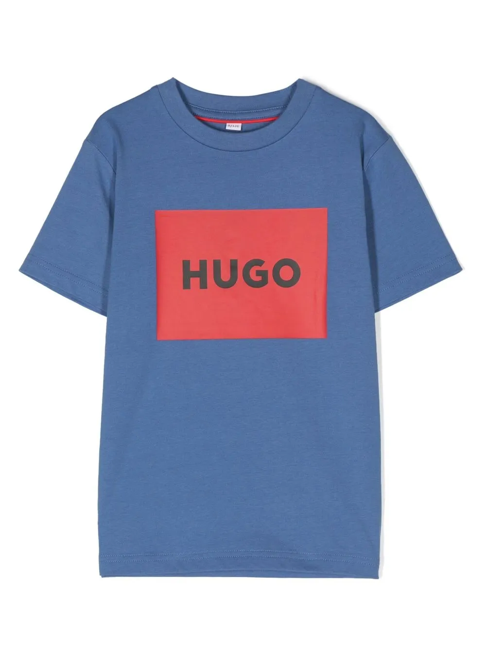 

HUGO KIDS logo-print short-sleeve T-shirt - Blue