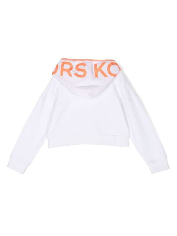 White michael kors online hoodie