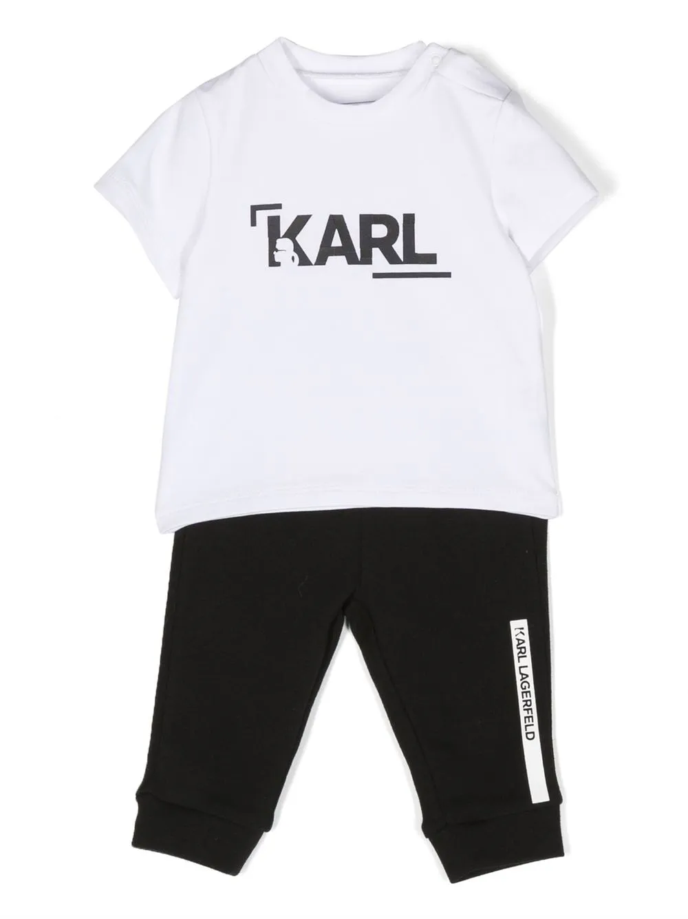 

Karl Lagerfeld Kids logo-print T-shirt & leggings set - White