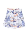 Kenzo Kids graphic-print shorts - White
