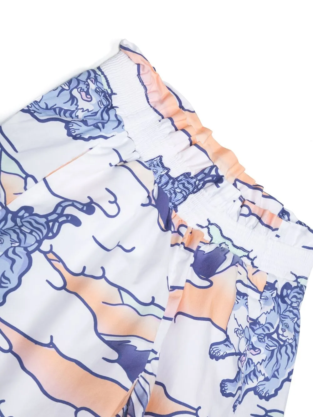  Kenzo Kids Graphic-print Shorts - White 