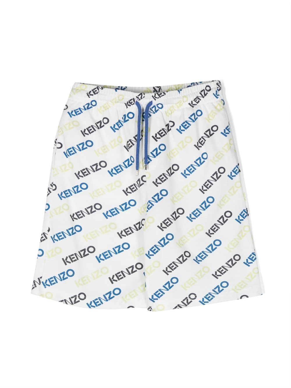 Shop Kenzo Logo-print Shorts In White