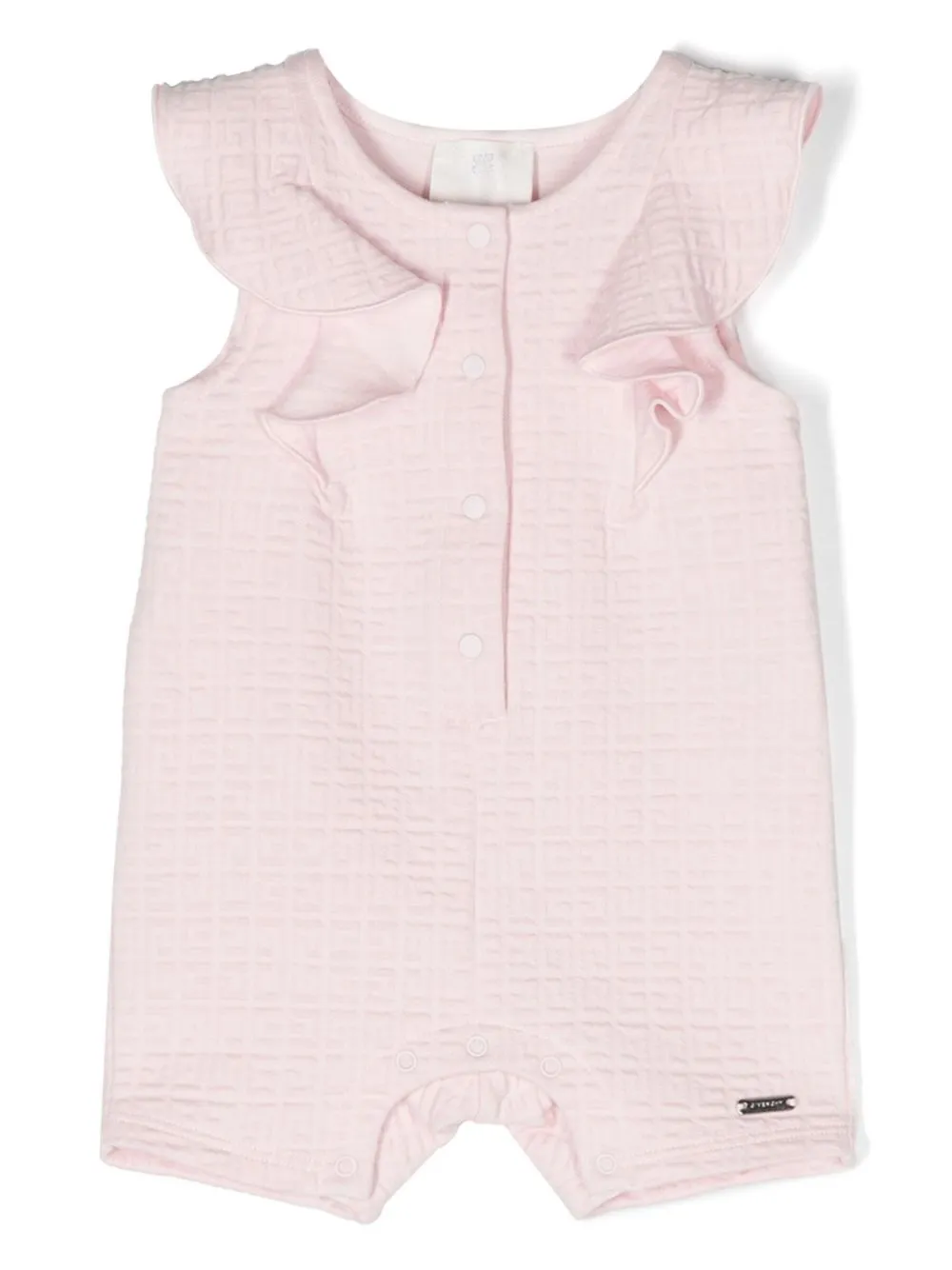 Givenchy Babies' Logo-embossed Sleeveless Shortie In Pink